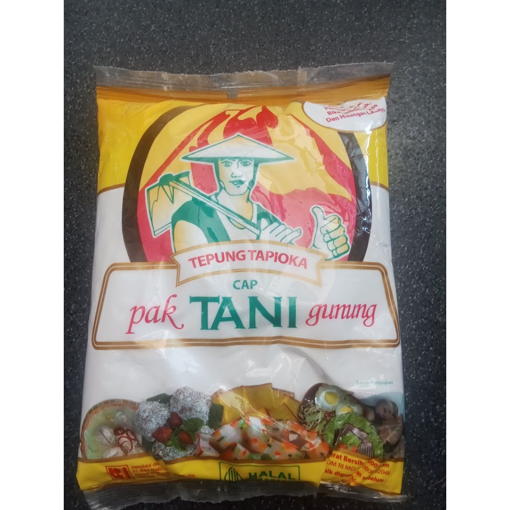 

Tepung Tapioka cap pak tani gunung 1/2kg