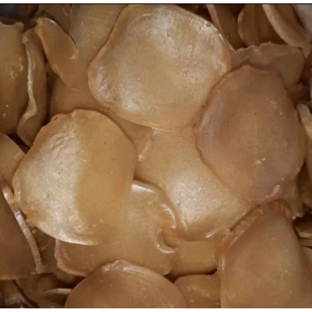 

kemasan 1 kg krupuk puli mentah rasa bawang has madura