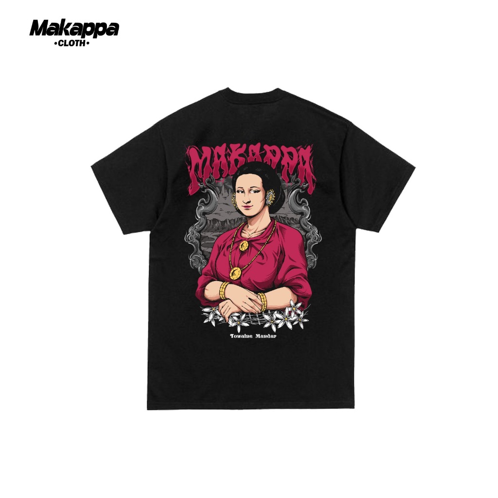 Kaos Monalisa TOWAINE MANDAR|Kaos Brand Lokal Original|Kaos Distro|Kaos Pakaian Pria dan Wanita