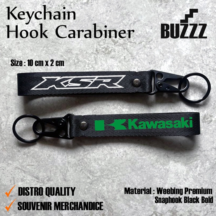 KUNCI KSR  - KARABINER KAWASAKI KSR  - GANTUNGAN KUNCI KAWASAKI KSR - PENGAIT STAINLES CANTOLAN KSR 
