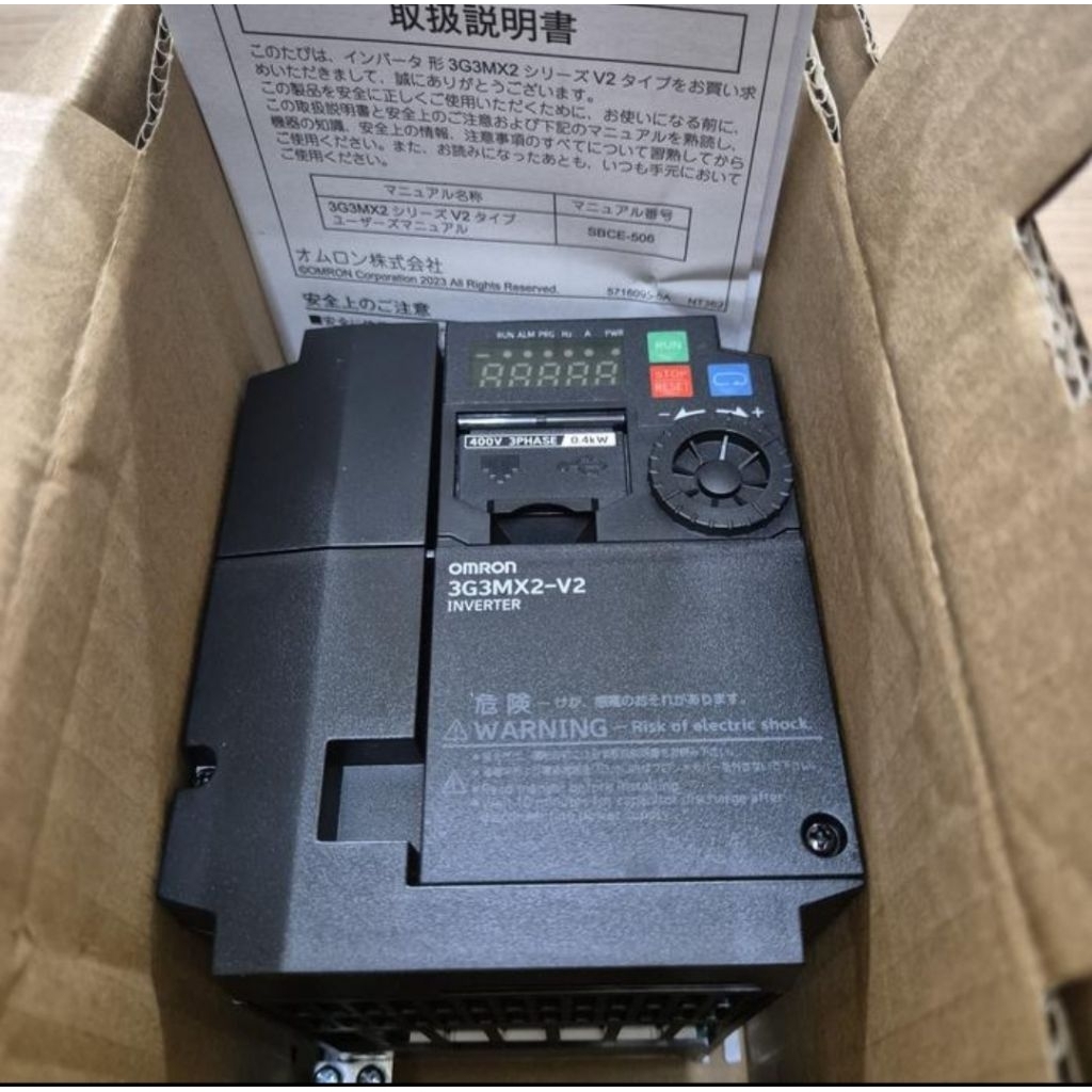 INVERTER OMRON 3G3MX2-A4004-V2 0,4KW 380V ORIGINAL