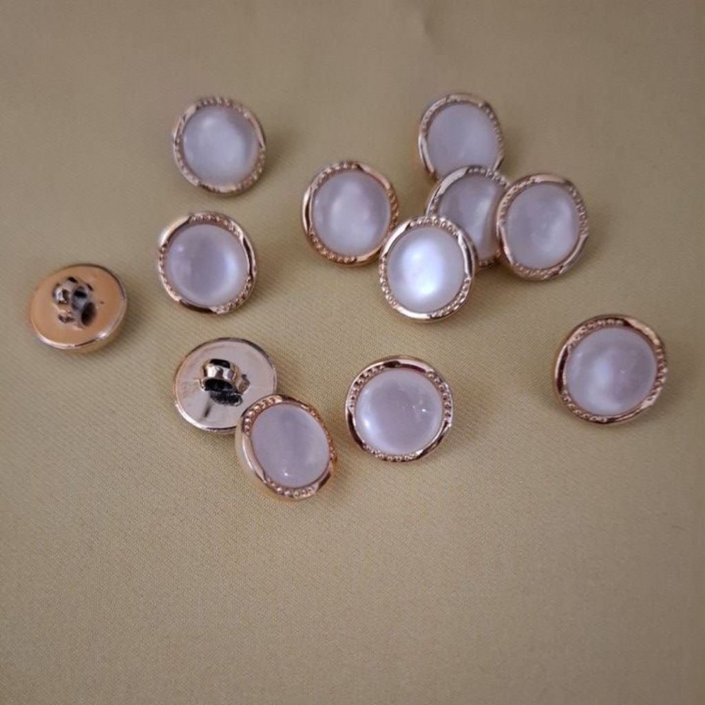 kancing baju kancing mutiara kuningan kancing cardigan