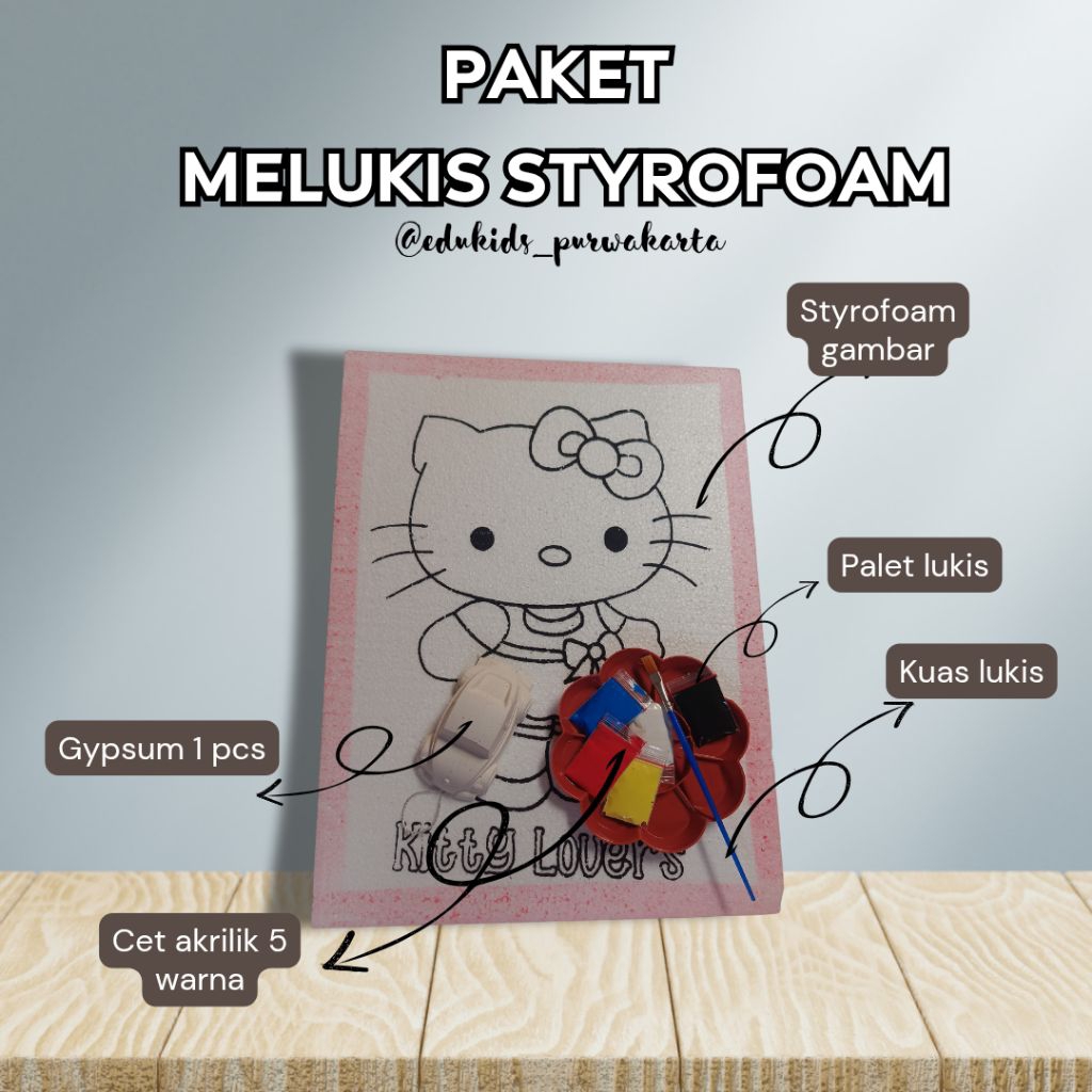 Melukis Styrofoam