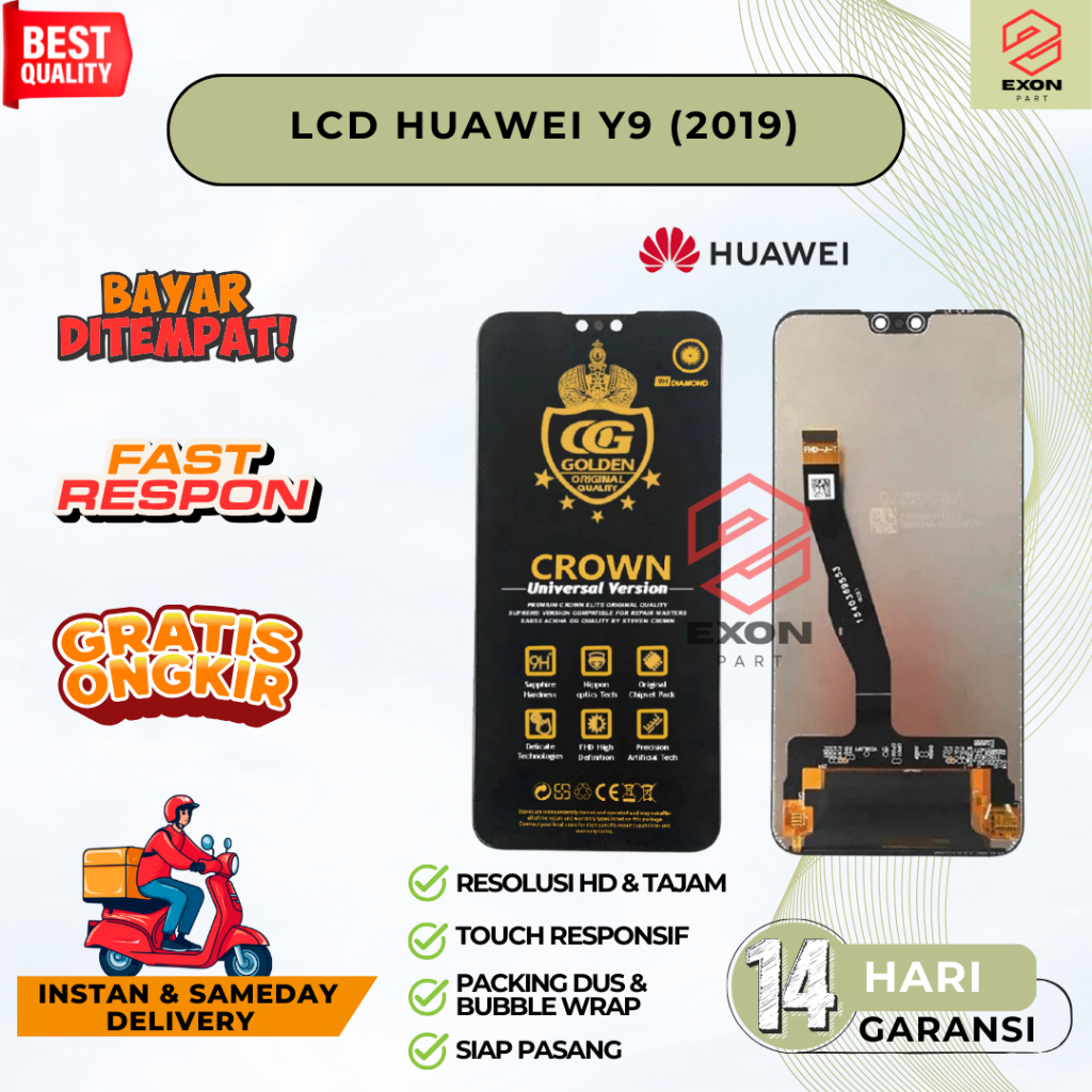 LCD TOUCHSCREEN HUAWEI Y9 (2019) FULLSET COMPLETE