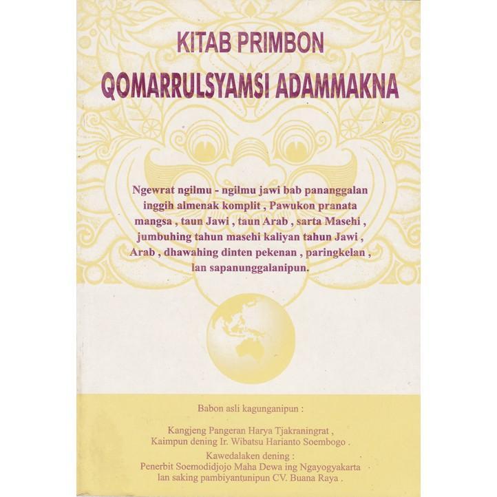 TL_ PRIMBON JAWA LENGKAP : PRIMBON QOMARRULSYAMSI ADAMMAKNA
