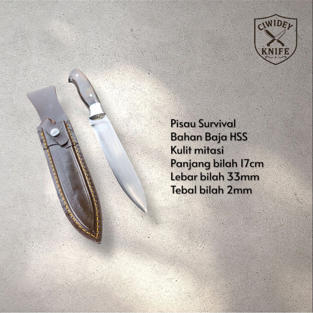 Pisau Survival Baja HSS