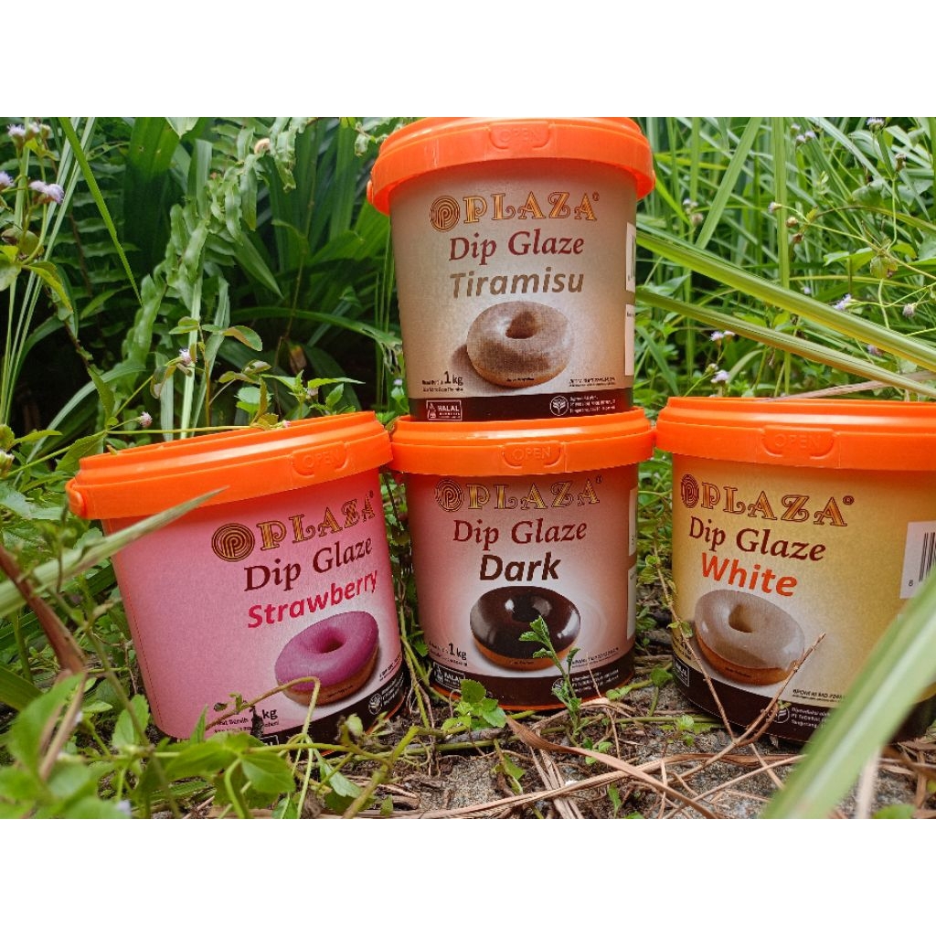 

PLAZA DIP GLAZE 1KG/saus manis/topping donat brownis brownies