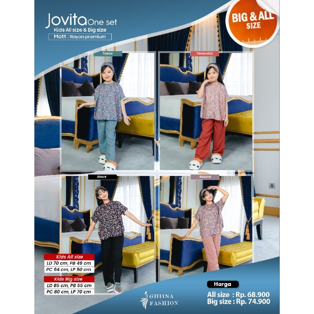 jovita oneset kids by ghina fashion