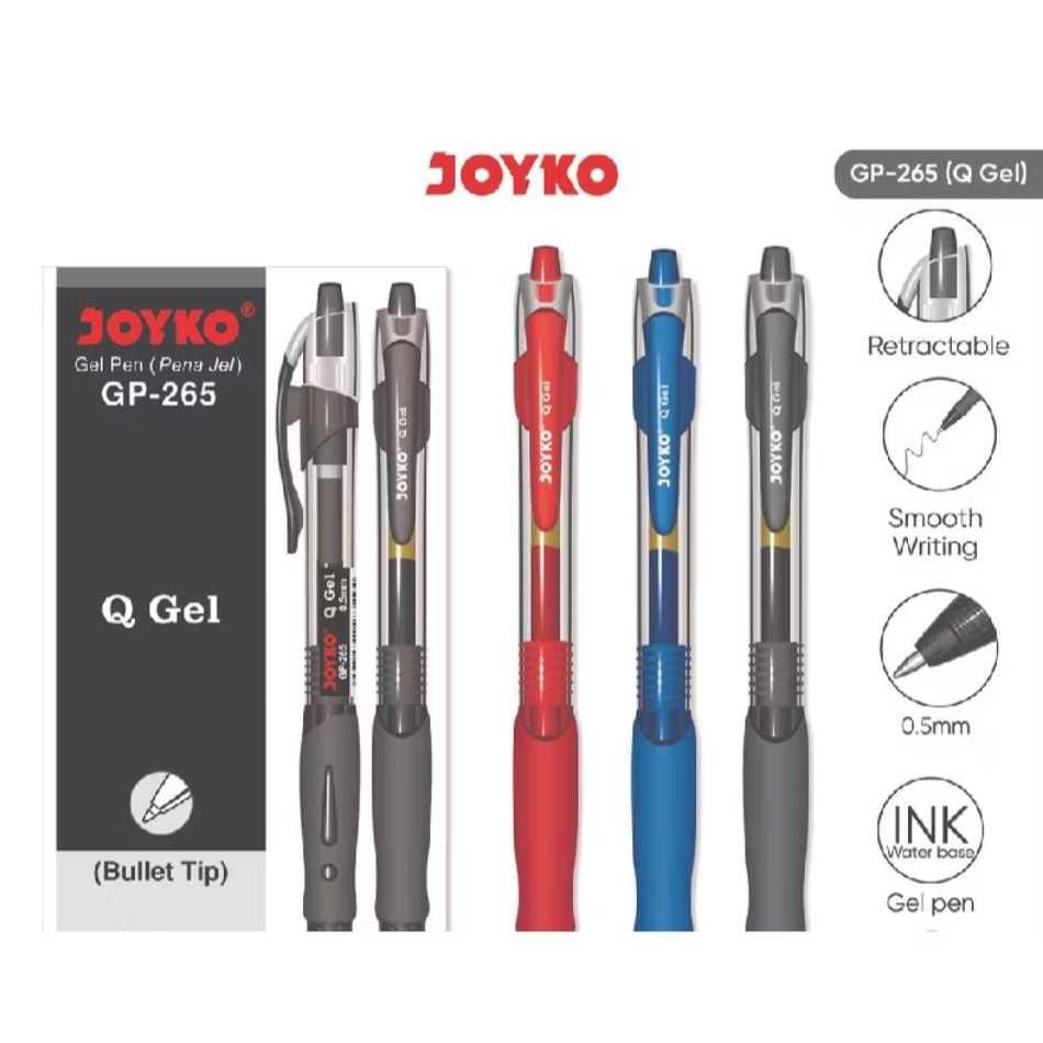 

Pulpen Joyko Pena Gel GP-265 Q Gel 0.5 mm