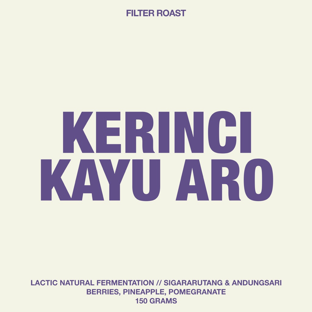 

Timuran Kopi - Kerinci Kayu Aro Lactic Natural 150 Gram (BIJI KOPI)