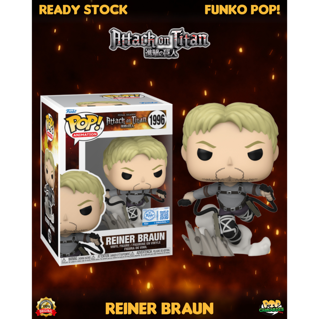 Funko POP Attack On Titan - Reiner Braun #1996