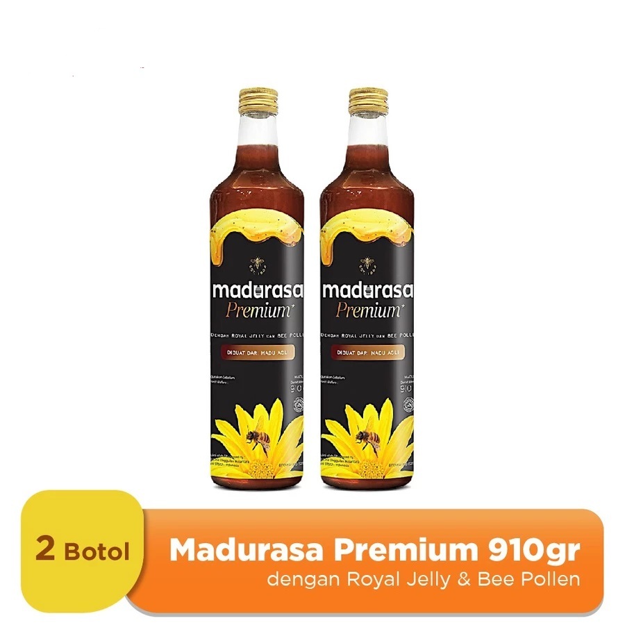 

Madurasa Premium 910gr 2 Botol - Madu Asli Royal jelly