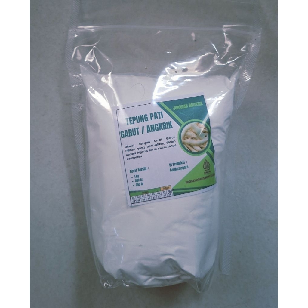 

Tepung Garut Pati Angkrik 500g Herbal Asam Lambung Sakit Perut