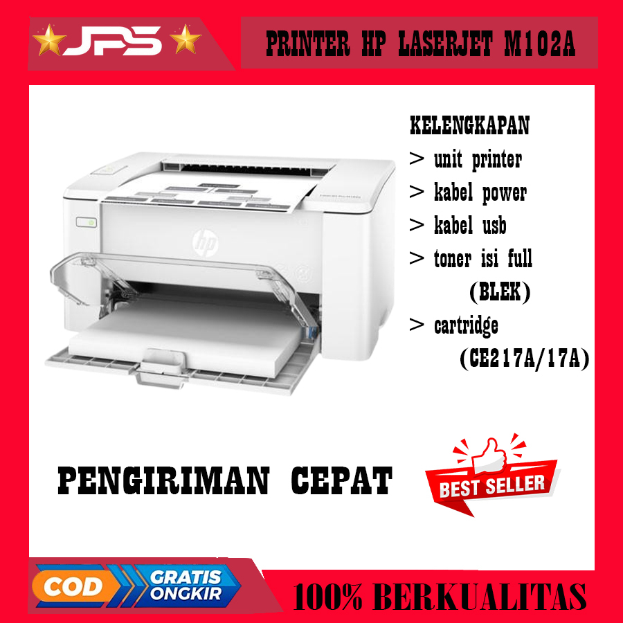 Printer Laser Mono m102a / Printer Laserjet HP Pro m102a