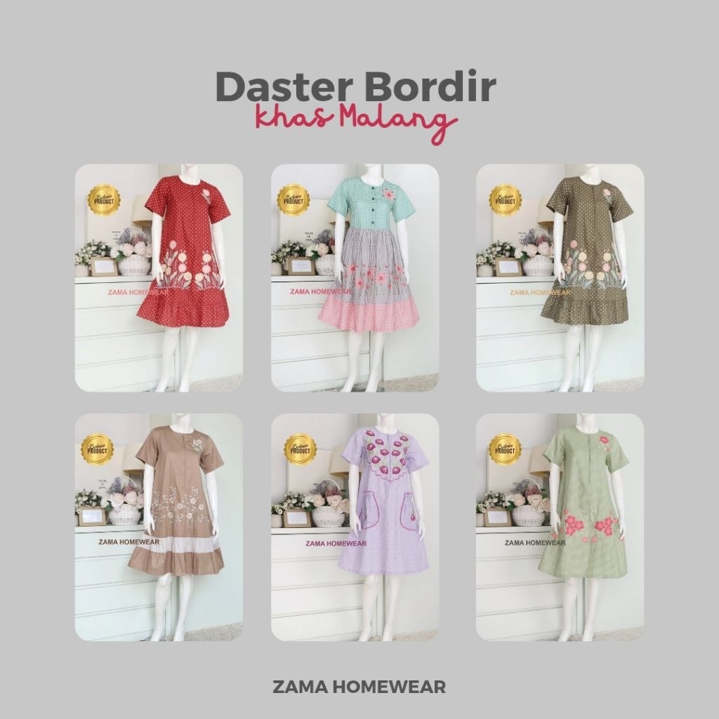 ZAMA | Daster Pendek Bordir Khas Malang Part 3