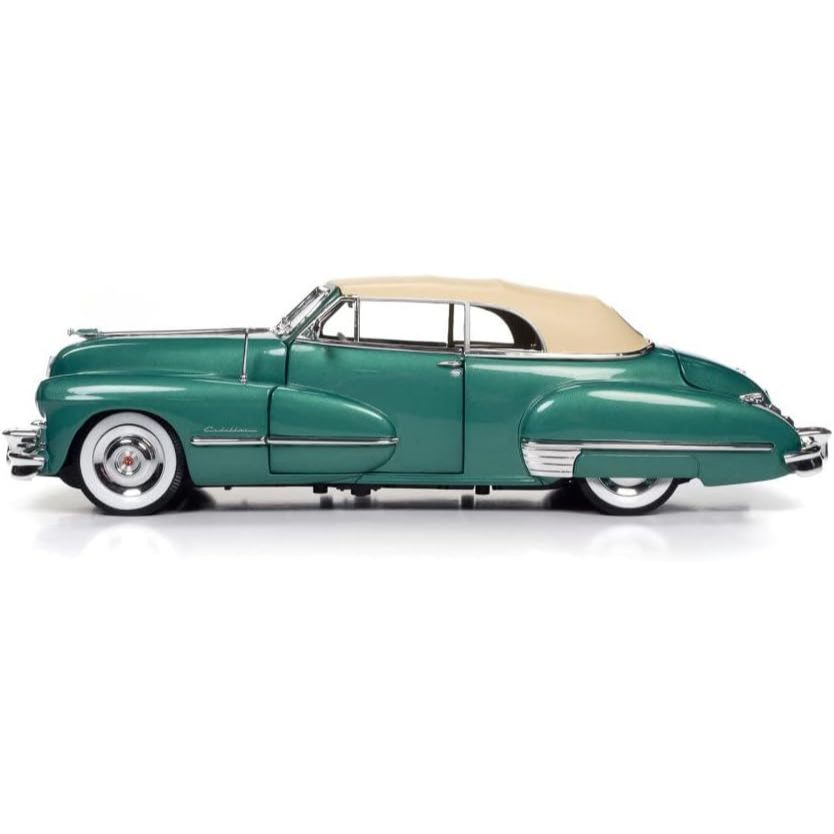 1947 Cadillac Series 62 Soft Top, Green - AW315-1/18 Scale Diecast Car
