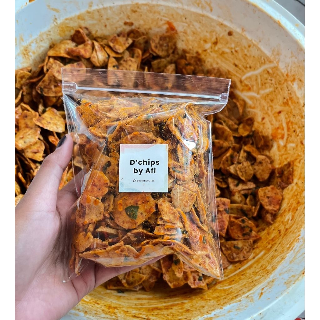 

Basreng bulat Basreng daun jeruk Basreng pedas