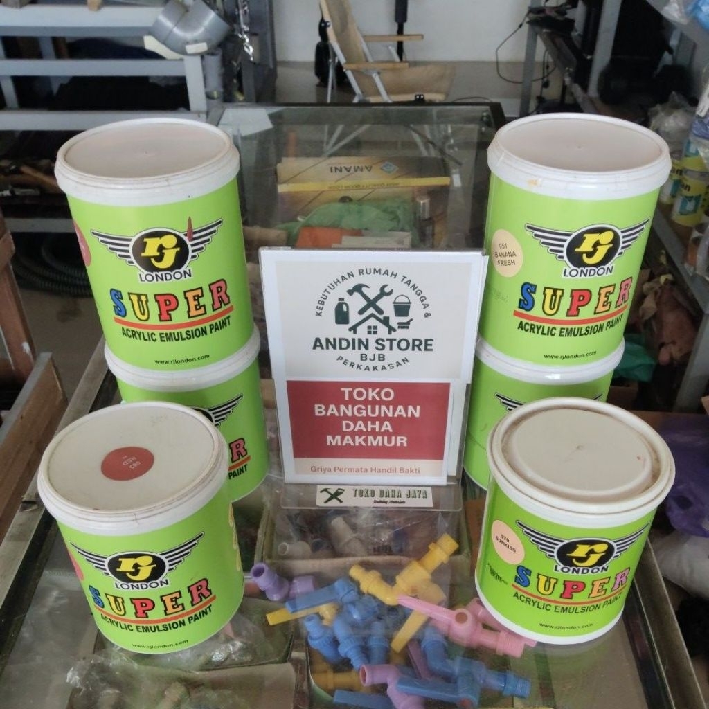 Cat Tembok RJ London Super Acrylic Emulsion Paint 1Kg