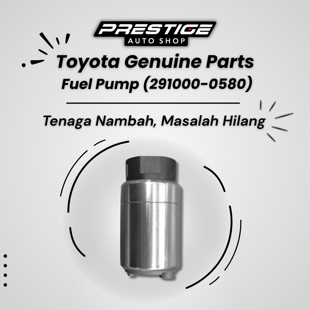Toyota Genuine Parts | Fuel Pump | 291000-0580 | 100% Asli I For Toyota Avanza / Rush / Vios / Yaris