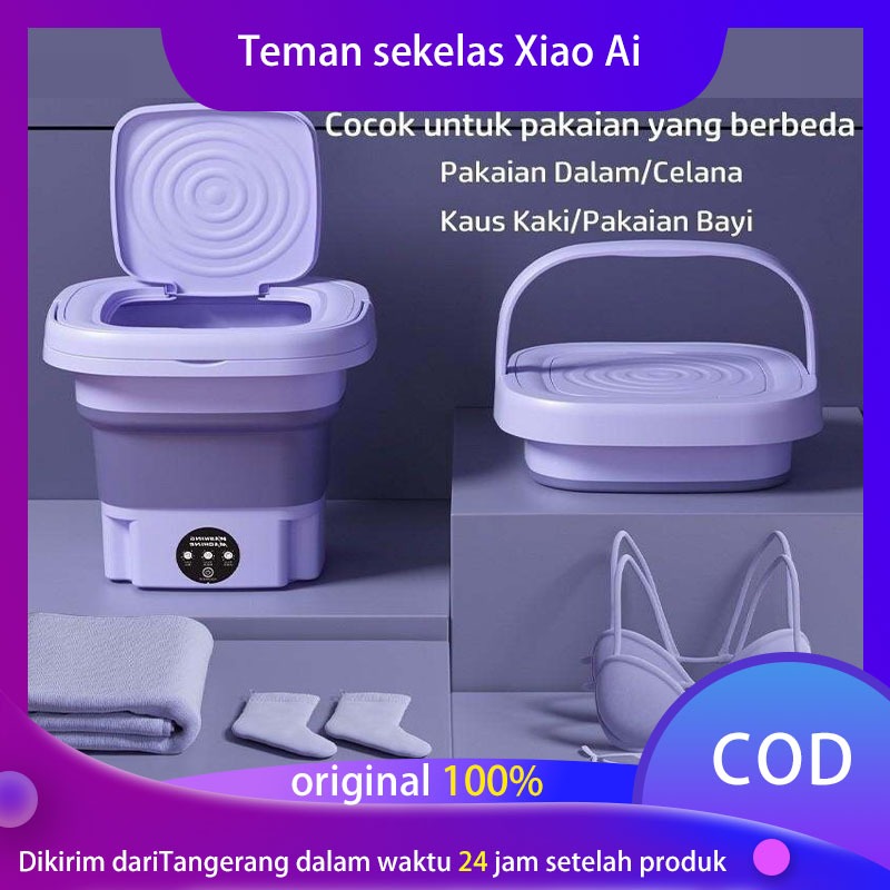 Mesin Cuci Mini Dan Pengering Pakaian Digital/ Mesin Cuci Lipat Kapasitas 12L