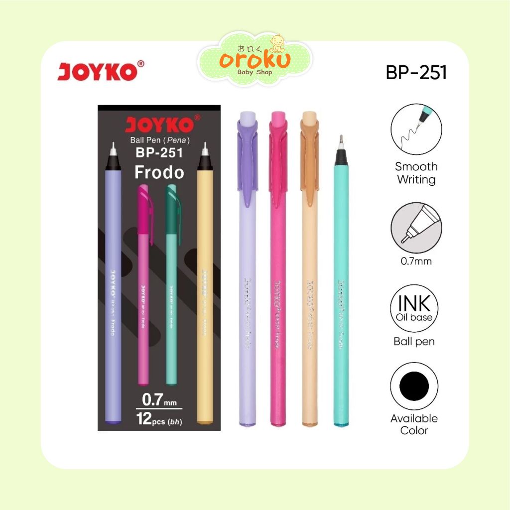 

JOYKO BALLPEN JP-251 FRODO / PULPEN / ALAT TULIS