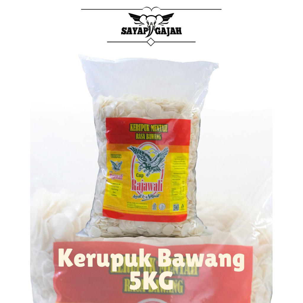 

Kerupuk Bawang cap Rajawali