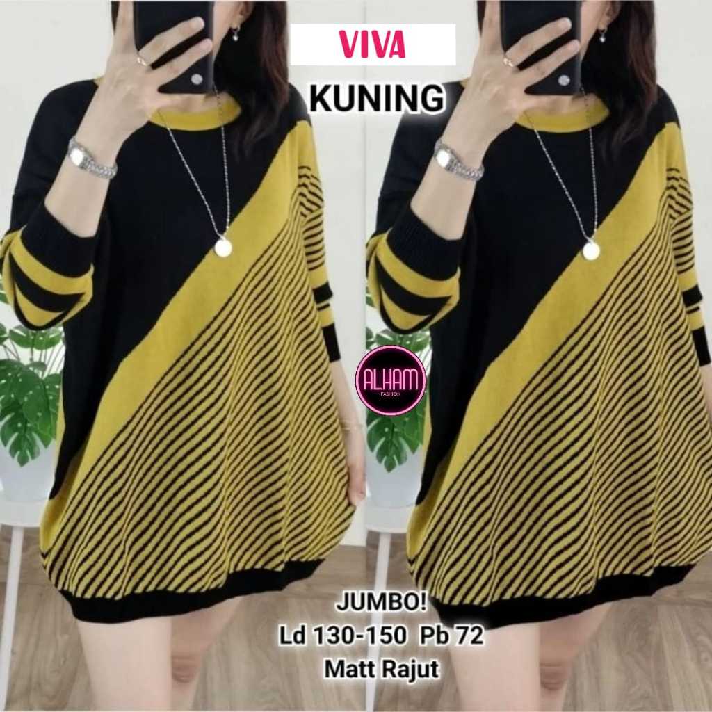 BLOUSE RAJUT WANITA TERBARU OVERSIZE LD 130 PAKAIAN WANITA BAJU ATASAN LENGAN PANJANG KOREAN STYLE