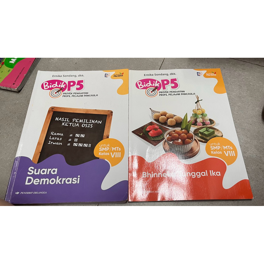 Buku Bidik P5 kelas 8 Erlangga
