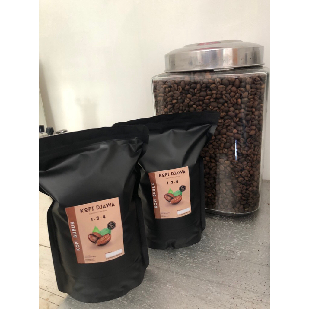 

Kopi Bubuk Robusta Muria 100% tanpa campuran kemasan 1kilo