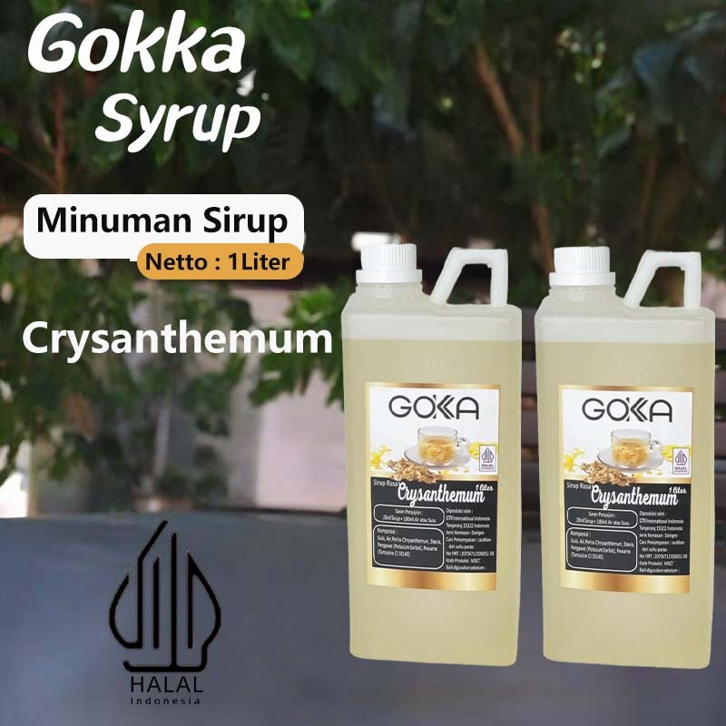 

GOKKA Sirup Minuman Rasa Crysanthemum 1L Syrup / Crysanthemum Juice