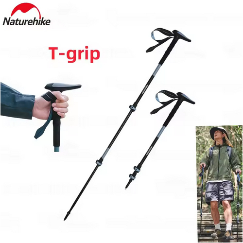TREKKING POLE ULTRALIGHT 3 SECTION NATUREHIKE CNK2550DS012
