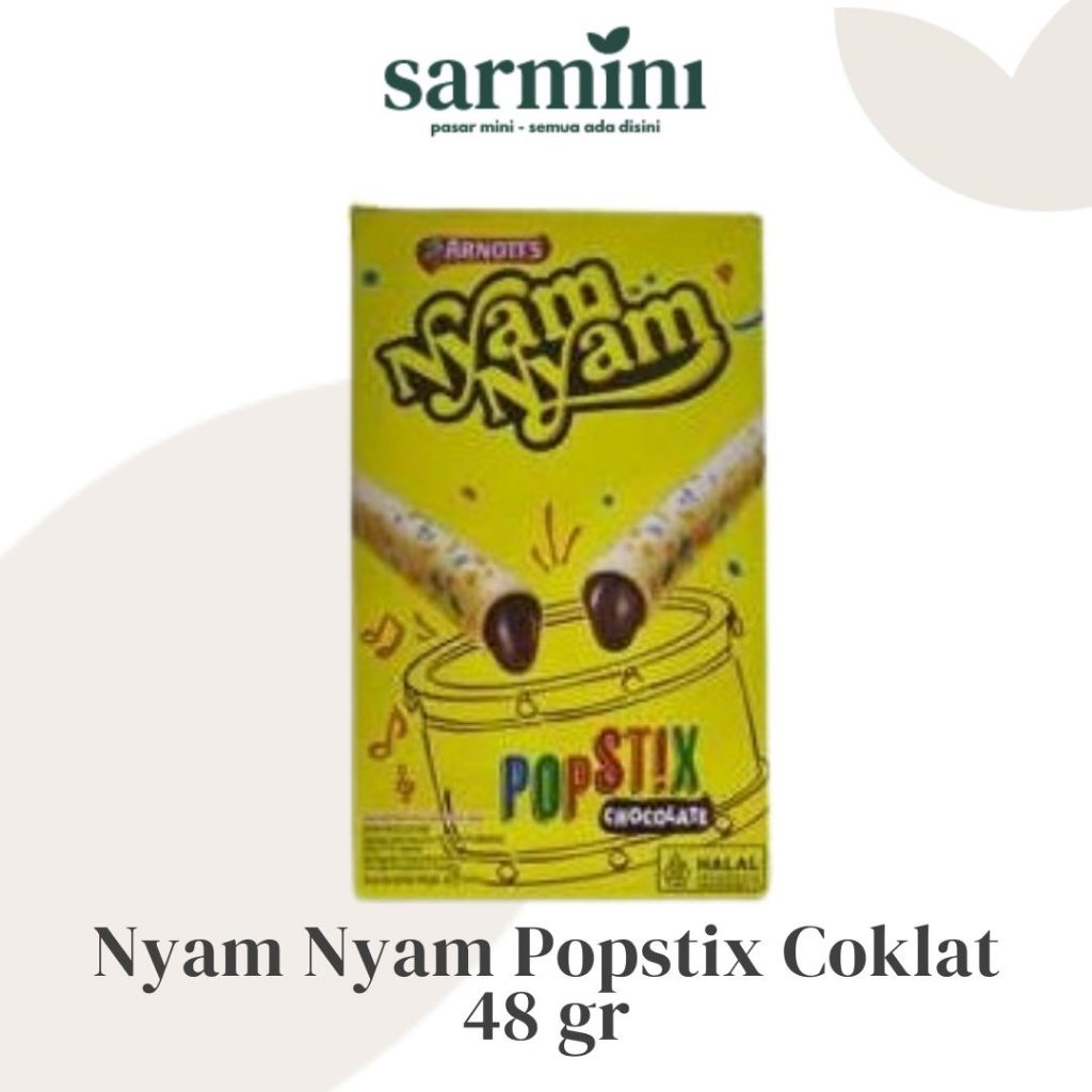 

Nyam Nyam Popstix Choco 48gr