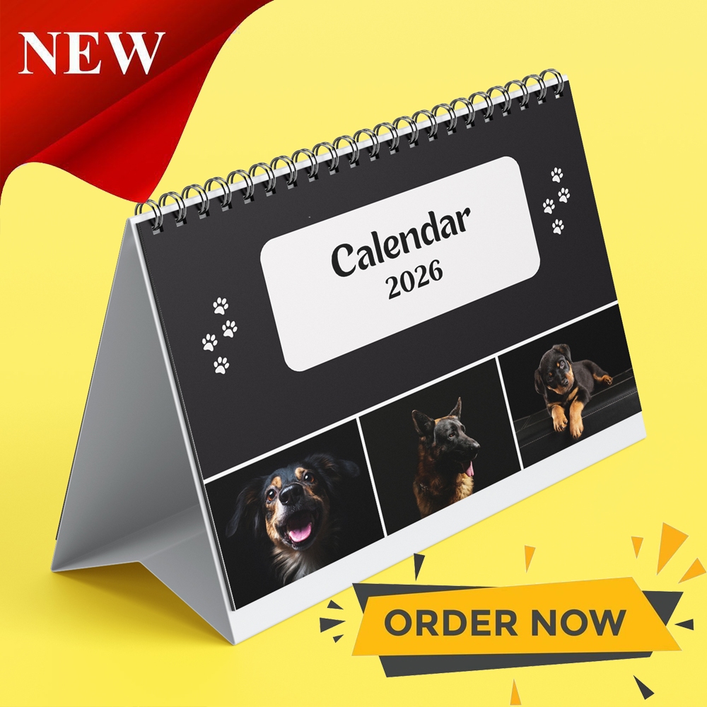 

A&M Kalender Dog's Lover Kalender Meja Kalender 2026 Kalender K-POP