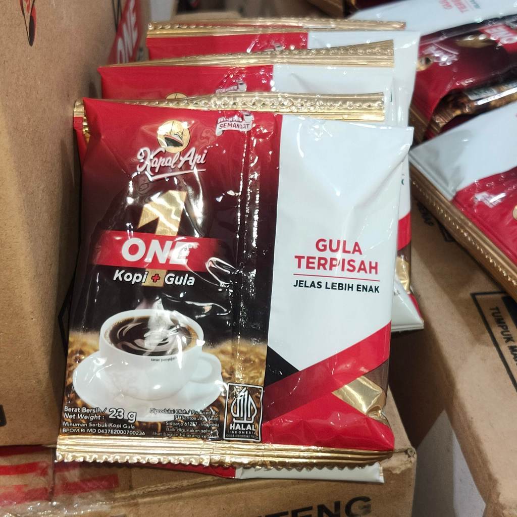 

KAPAL API One Kopi Gula Terpisah 1rcg/ 1pak isi 10sachet