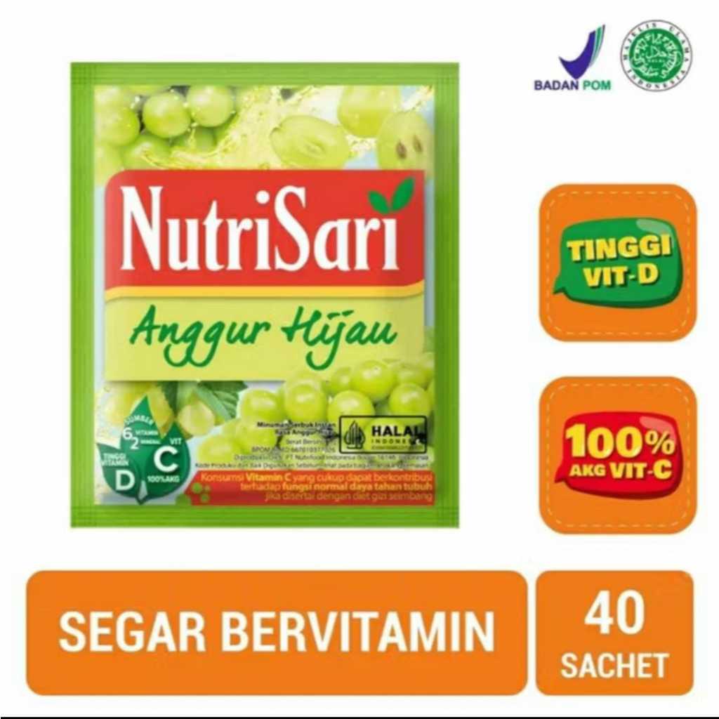 

NUTRISARI NUTRIFOOD ISI 10 SACHET (1RENCENG)