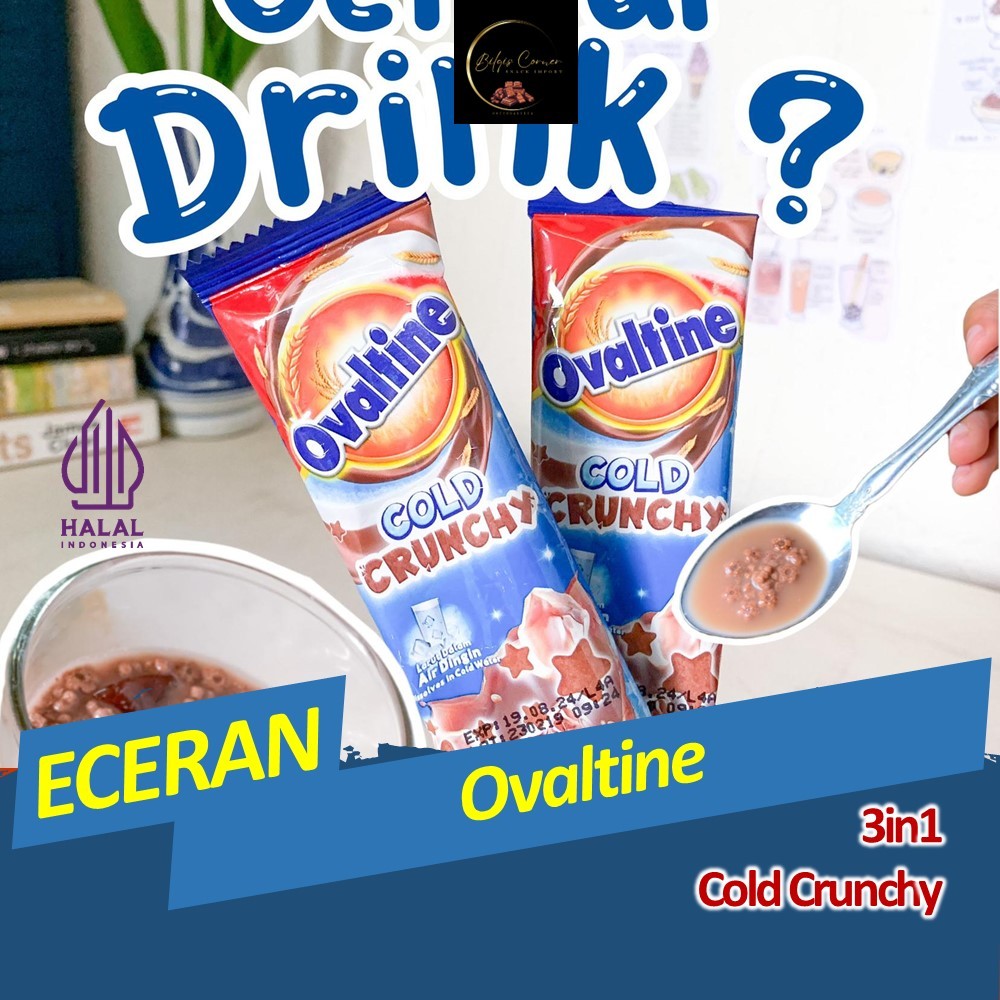 

(ECERAN) Ovaltine Chocolate malt Cold Crunchy Ovaltine 3in1