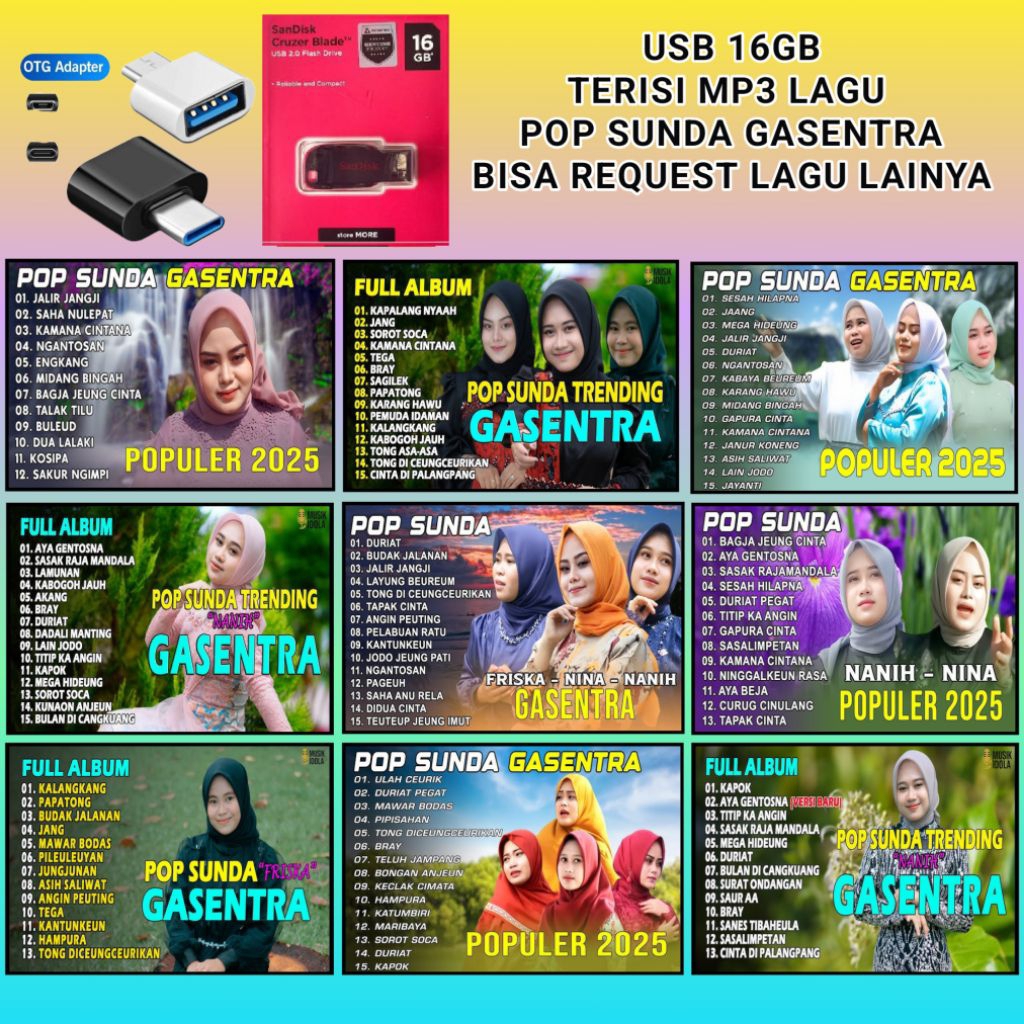 USB FLASHDISK MP3 LAGU POP SUNDA GASENTRA - MP3 POP SUNDA TERBARU - MP3 LAGU POP SUNDA AZMY Z - MP3 