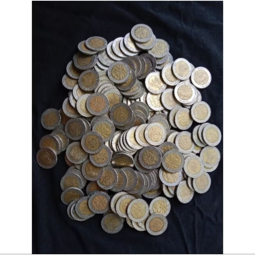 Uang koin kuno 1000 kelapa sawit