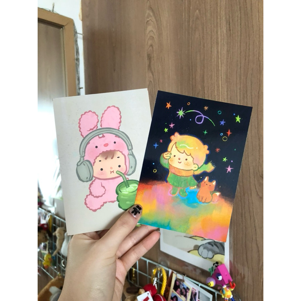 

The little prince / Matcha Bunny A6 Art Print