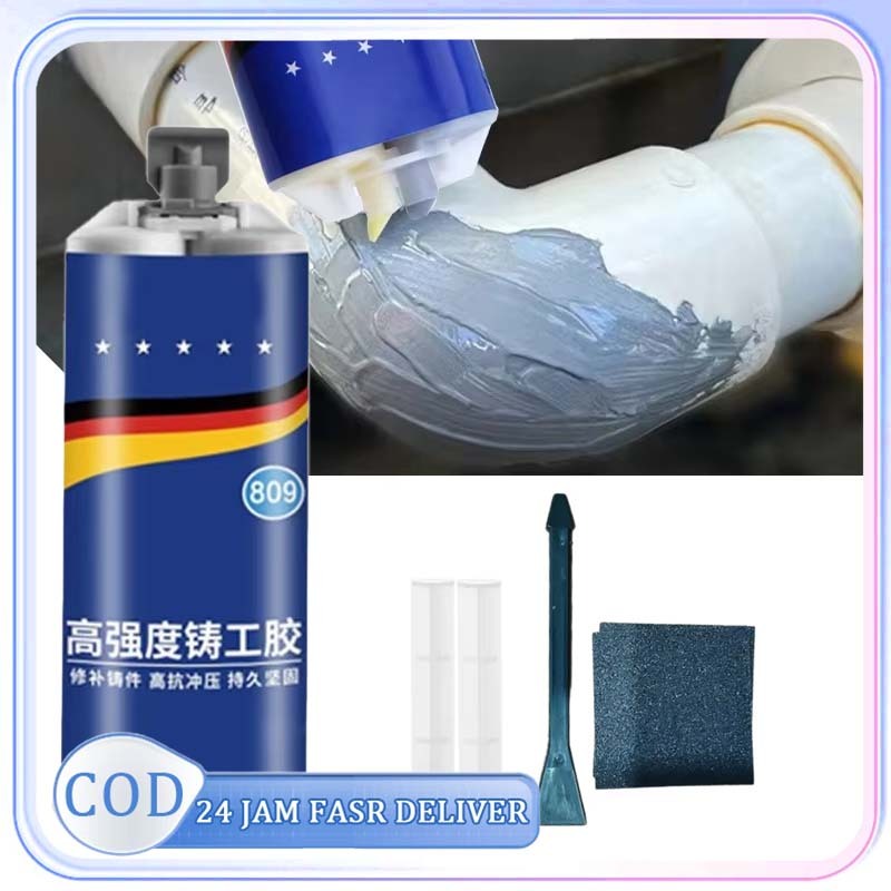 100/200g TERTELL Lem AB,Lem Besi AB,Lem perekat,Epoxy Kuat，Metal Casting Glue Anti Bocor