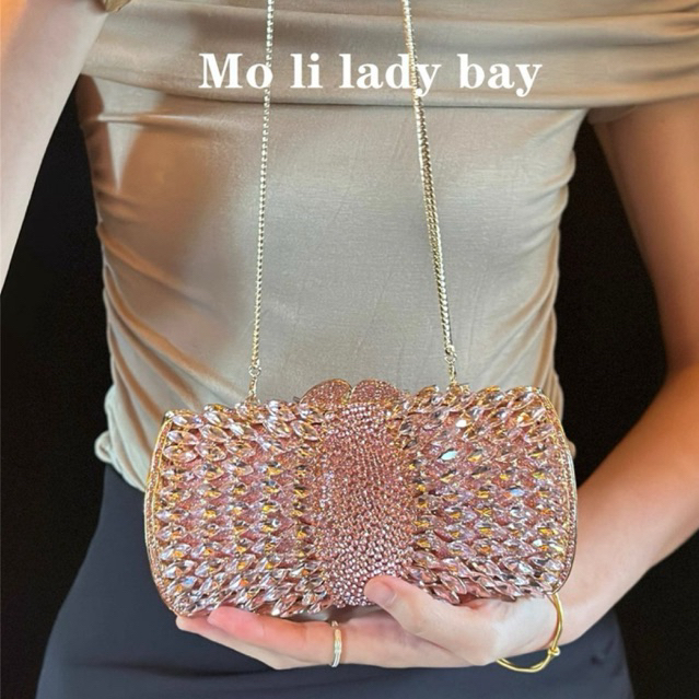 TAS PESTA WANITA SWARVSKI | CLUTCH PESTA WANITA | TAS PESTA KRISTAL IMPORT MEWAH KONDANGAN | SWARVSK