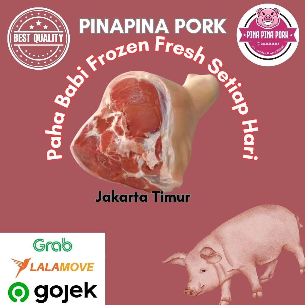 

Paha Daging Babi Frozen 1KG