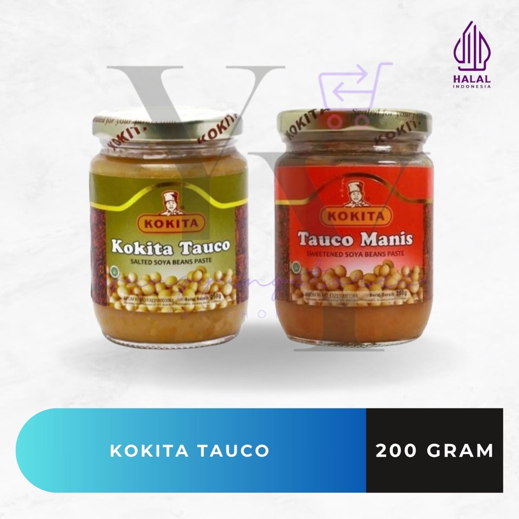 

[BOTOL KECIL] Kokita Tauco Asin / Manis / Sweetened Salted Soya Beans Paste 200 gram