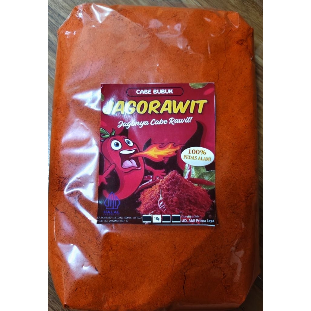 

Cabe Bubuk Pedas Jagorawit 1Kg