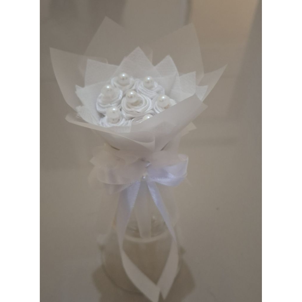 BUKET MINI  HIASAN BUFET ETALASE  MEJA KANTOR TEMA SALJU