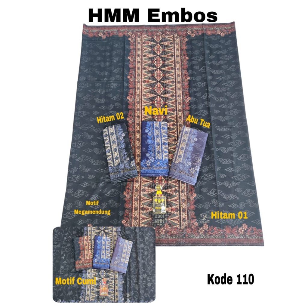 Aulia - Sarung Samarinda HMM Motif Mega Mendung//Sarung HMM Motif Mega Mendung