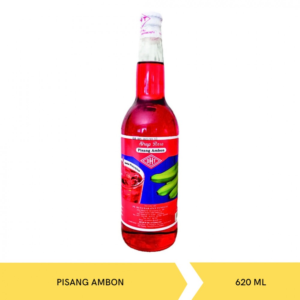 

Sirup DHT Pisang Ambon 620 ml | Sirup Legendaris Khas MAKASSAR