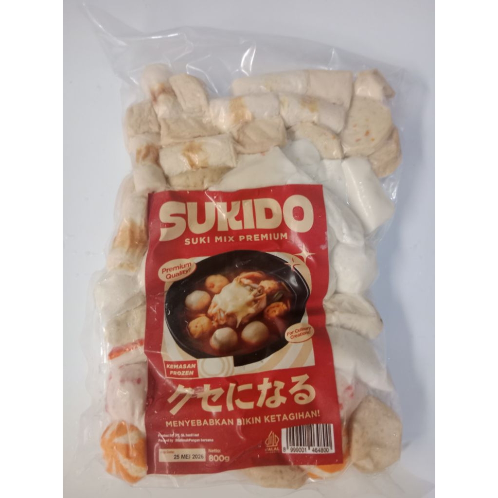 

Sukido curah premium steamboat mix 800gr