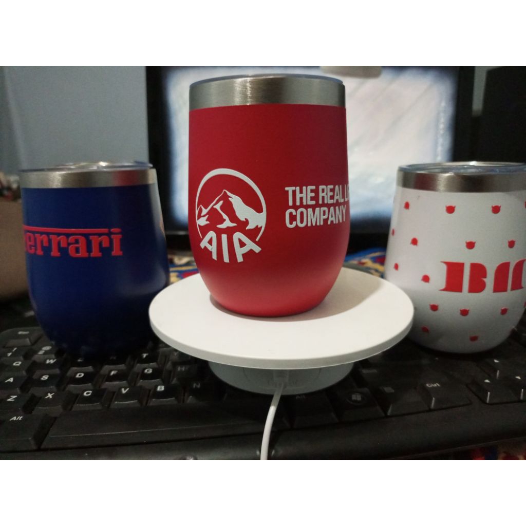 tumbler egg AIA asuransi merchandise souvnir