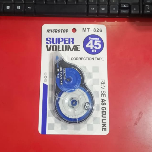 

MICROTOP SUPER VOLUME MT-826 | CORRECTION TAPE 5MM X 45M